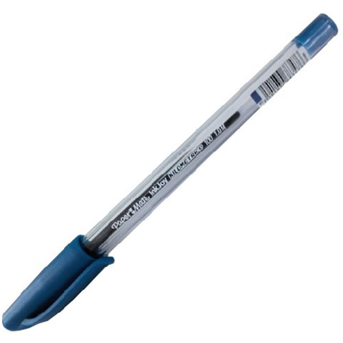 Bolígrafo Kilométrico, Paper Mate, Color Azul, 0.7 MM (1 Pieza)