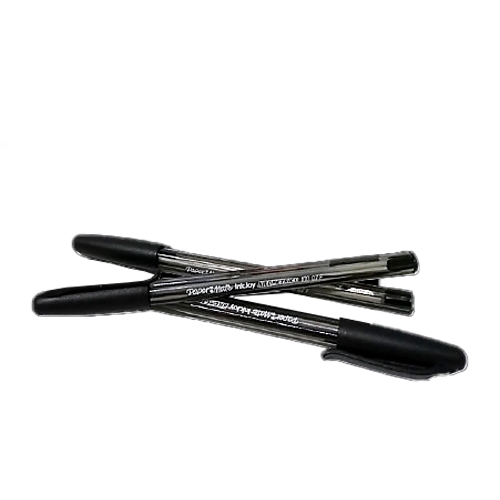 Bolígrafo Kilométrico PaperMate, Punto Fino, Color Negro, (1 Pieza)