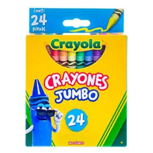 Crayon Crayola Jumbo, Con 24, (1 Pieza)