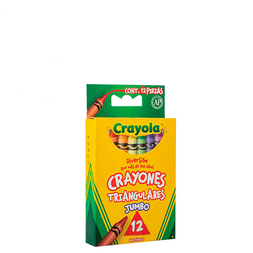 Crayon Crayola Jumbo Triangular, Con 12, (1 Pieza)