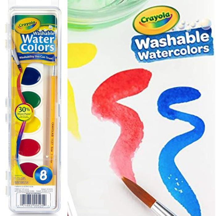 Acuarela Marca Crayola C/8 Pastillas