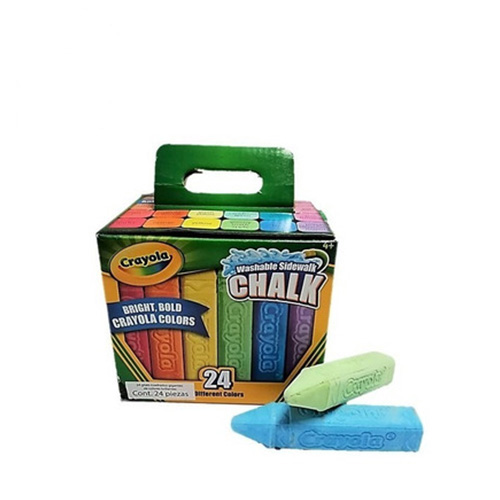 Gis Crayola Gigante, 24 Gises, Colores Surtidos, (1 Caja)