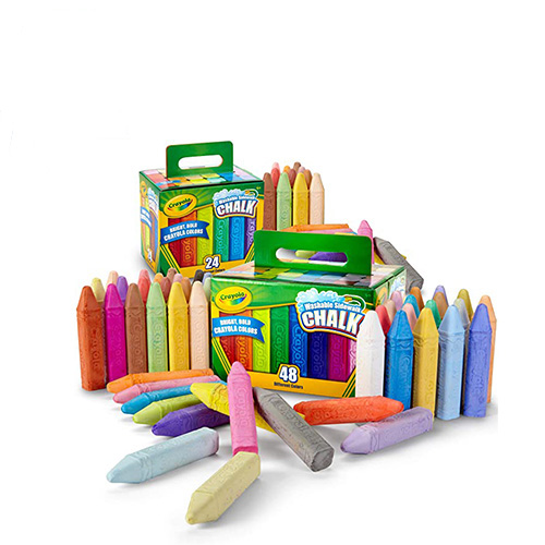 Gis Crayola Gigante, 24 Gises, Colores Surtidos, (1 Caja)