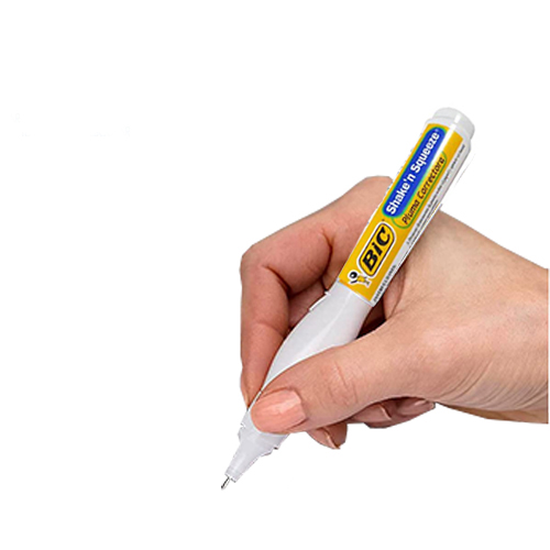 Corrector Bic tipo pluma, Shaken Squeeze, 8Ml, (1 Pieza)