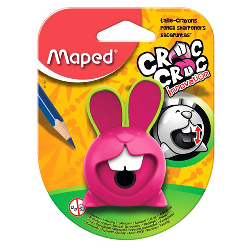 Sacapuntas Maped, Croc Croc, Conejo, (1 Pieza)
