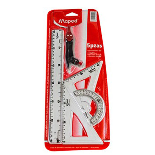 Juego De Geometría Maped, Con Compas, CB899211, (1 Pieza)
