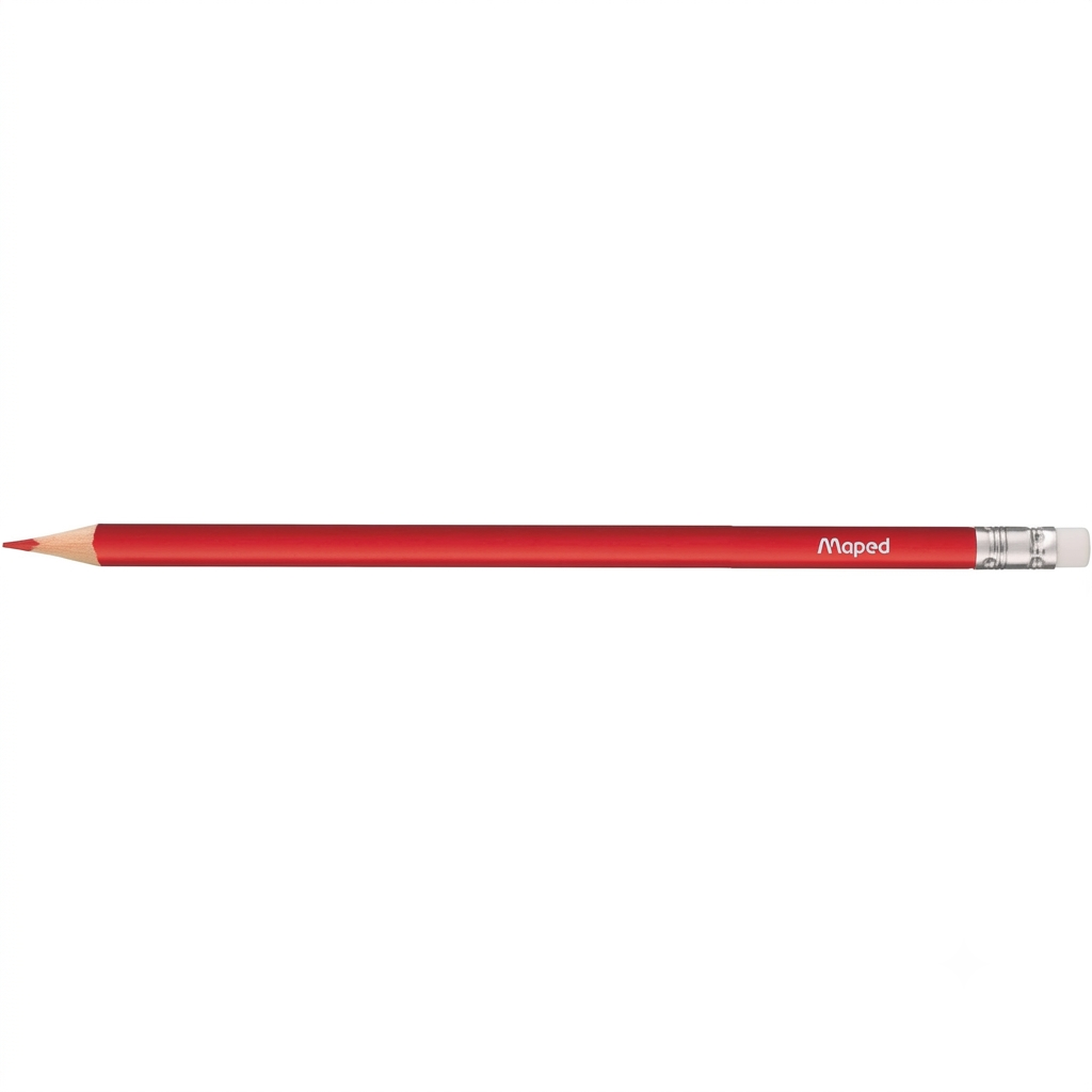 Lápiz Checador Maped con Borrador Checking Rojo Modelo 853812