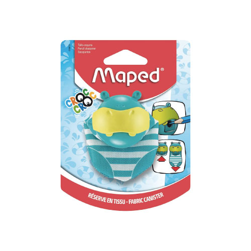 Sacapuntas Maped, Croc Croc, Hipopotamo, (1 Pieza)