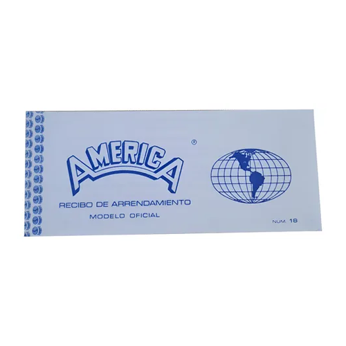Block América Recibo De Arrendamiento Sin Folio