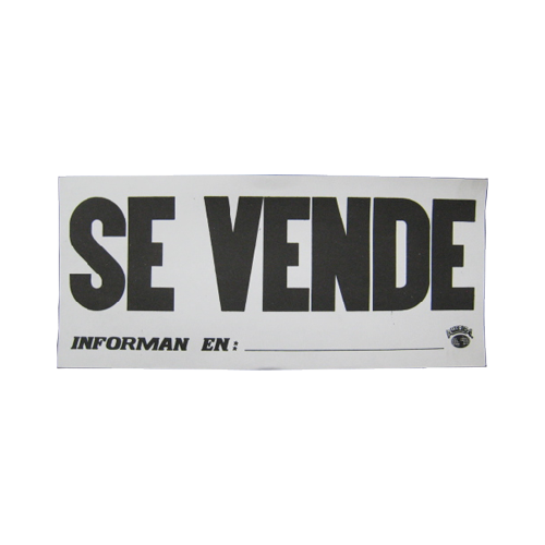 Cédula “Se Vende” Chicas