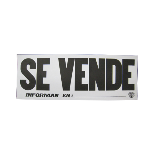 Cédula “Se Vende” Grande