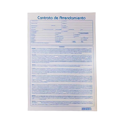 Contrato De Arrendamiento Pza Formularios Impresos América