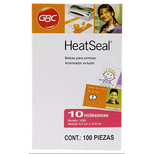 Mica GBC térmica 6.5 x 10.8 10 ML Modelo M130158 1 Pieza.