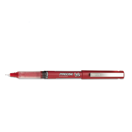 Bolígrafo Pilot Precise, V-5, Color Rojo, (1 Pieza)