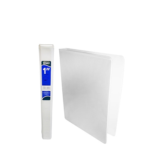 Carpeta Kinera Classic, Arillo "O", 1 Pulgadas, Blanca, (1 Pieza)
