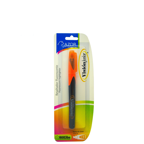 Marcatextos Azor, Vision Junior, Fluorescente, Naranja, (1 Pieza)