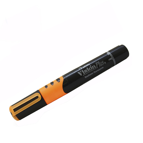 Marcador Fluorescence Vision Plus, Color Naranja, (1 Pieza)