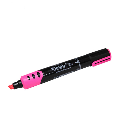 Marcador Fluorescence Vision Plus, Color Rosa, (1 Pieza)