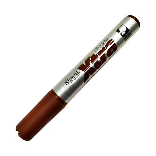 Marcador Permanente Signal Xtra Punta Cincel Café (1 Pieza)