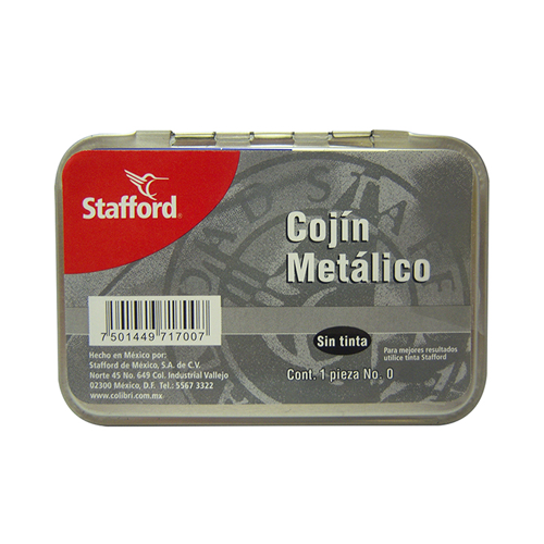 Cojín Stafford/Azor Metálico #1 Seco