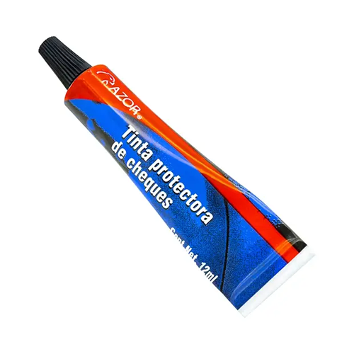 Tinta AzorStafford para Cheques y Foliador 12 ml Negra