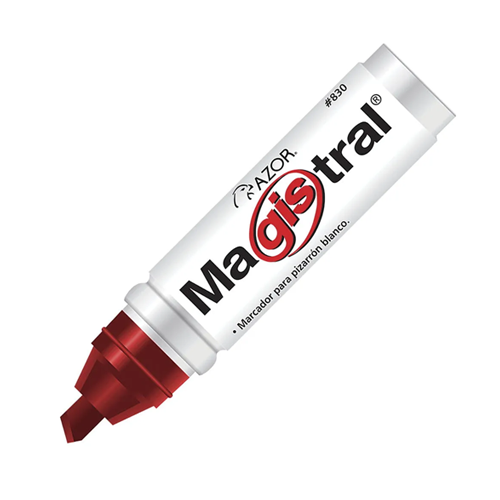 Marcador Azor Magistral Barril Aluminio Rojo 830-12RO (1 Pieza)