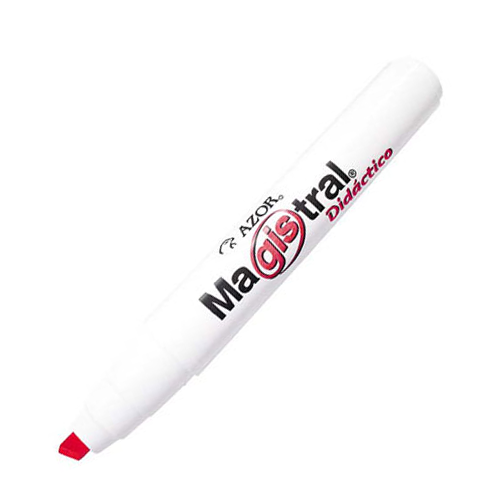 Marcador Azor Magistral Didáctico Rojo Punto Grueso 8350RO (1 Pieza)