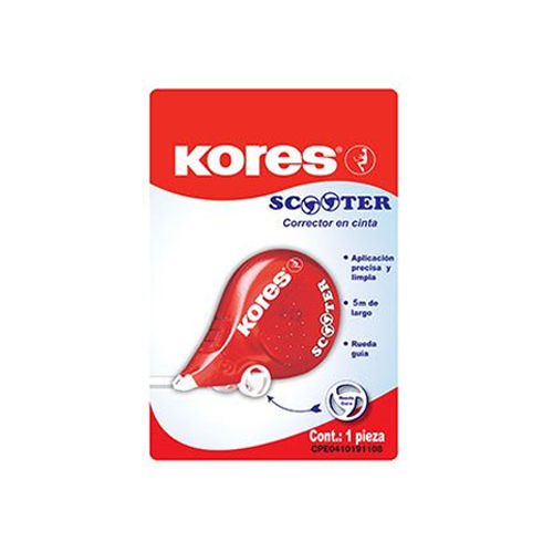 Corrector Kores Scooter 4.2 mm x 8 m Blister