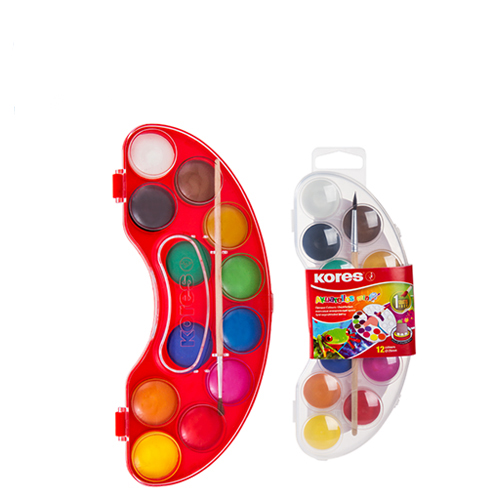 Acuarela Kores Mini c/12 Pastillas (1 Pieza)