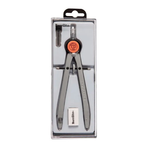 Compas Barrilito de precisión, Acero, (1 Pieza)