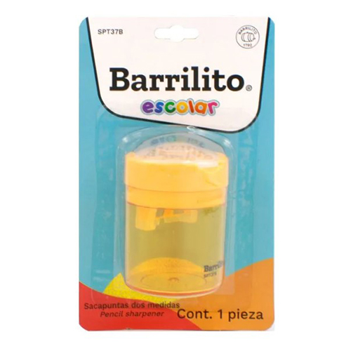 Sacapuntas Barrilito, 1 Deposito, (1 Pieza)