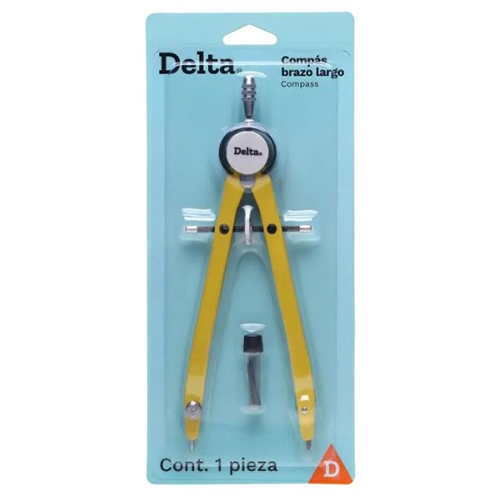 Compas Delta, Brazo largo, (1 Pieza)