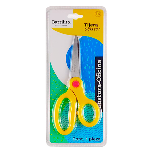 Tijera Barrilito, costura-oficina, 6”, Modelo: T6X, (1 Pieza)