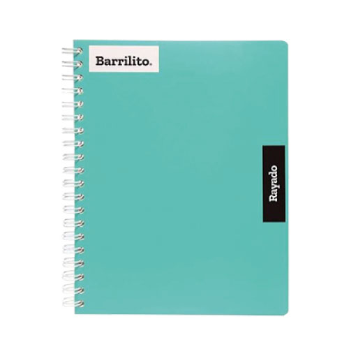 Cuaderno Barrilito Profesional, c/100H, Espiral, Raya