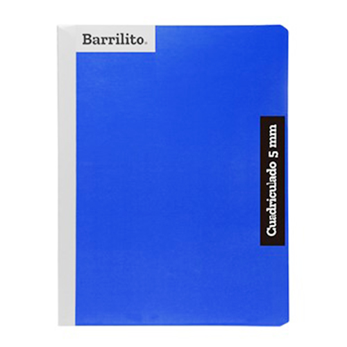 Cuaderno Barrilito Profesional, c/100H, Cosido, Cuadro Chico