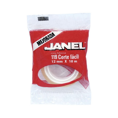 Cinta Janel, 12mm x 10m, Modelo: T119, (1 Pieza)