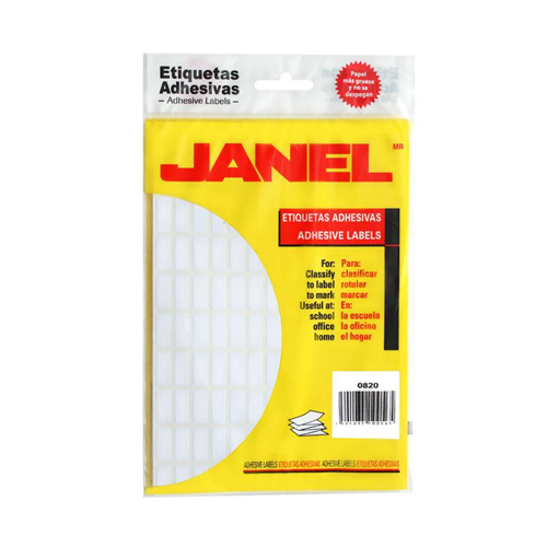 Etiqueta Janel #6 (13 x 38 mm)