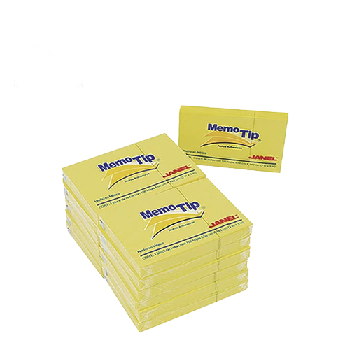 Notas Adhesivas, Janel, 2x3, Amarillo, (1 Pieza)