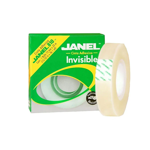 Cinta Janel Invisible T-810 18 mm x 33 m en caja