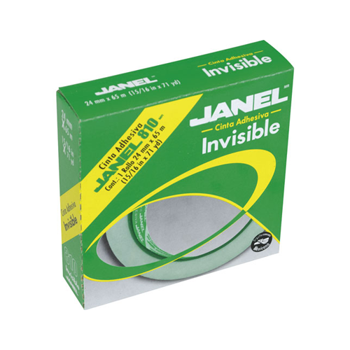 Cinta Janel Invisible T-810 24 mm x 65 m en caja