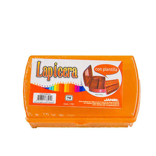 Portalápiz Janel Mediana, Con Plantilla,(1 Pieza)
