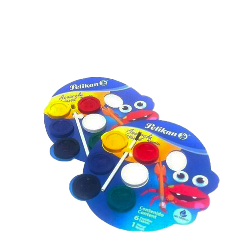 Acuarela Pelikan Infantil C/6 Pastillas (1 Pieza)