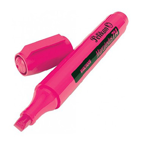 Marcador Fluorescente Pelikan, Color Rosa, Mod. 714, (1 Pieza)