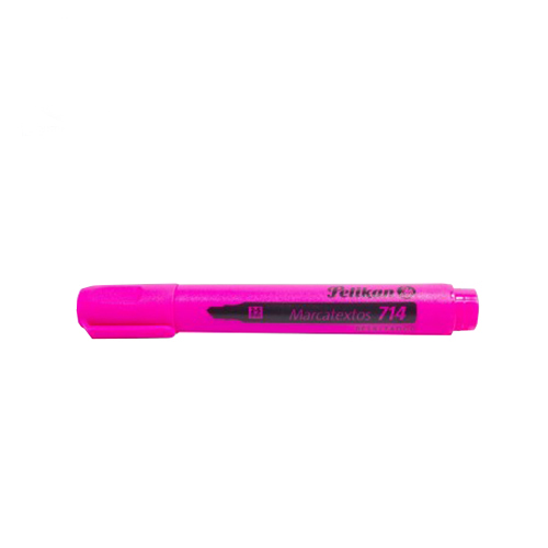 Marcador Fluorescente Pelikan, Color Rosa, Mod. 714, (1 Pieza)