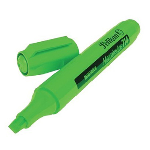 Marcador Fluorescente Pelikan, Color Verde, Mod. 714, (1 Pieza)