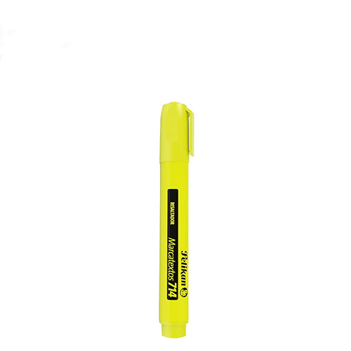 Marcador Fluorescente Pelikan, Color Amarillo, Mod. 714, (1 Pieza)