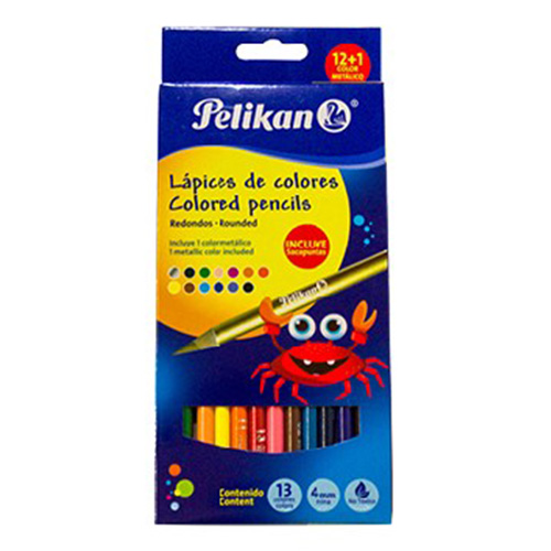 Colores Pelikan C/12 Colores Largos (1 Caja)