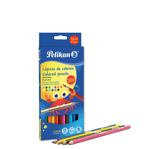 Colores Pelikan C/12 Colores Largos (1 Caja)