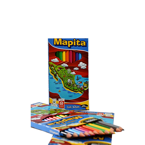 Colores Dixon Mapita C/12 Largos (1 Caja)