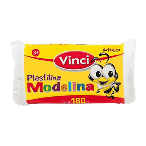 Plastilina Vinci, 180 Gramos, Amarillo,(1 Barra)